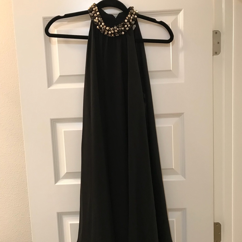 Black Jeweled Cocktail Dress